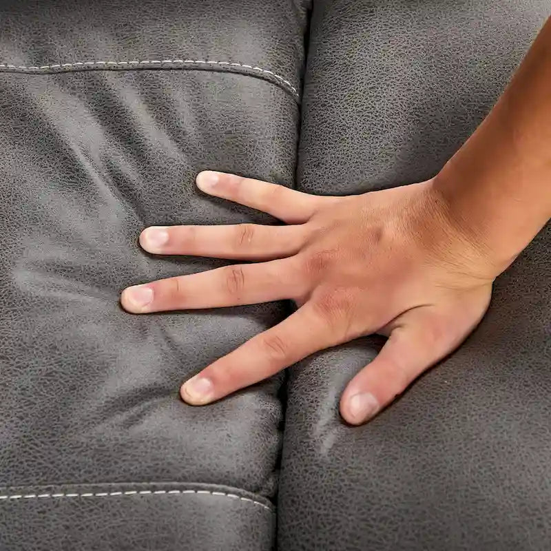 Fauteuil inclinable pivotant et berçant motorisé avec double moteur, appuie-tête réglable et port de charge USB