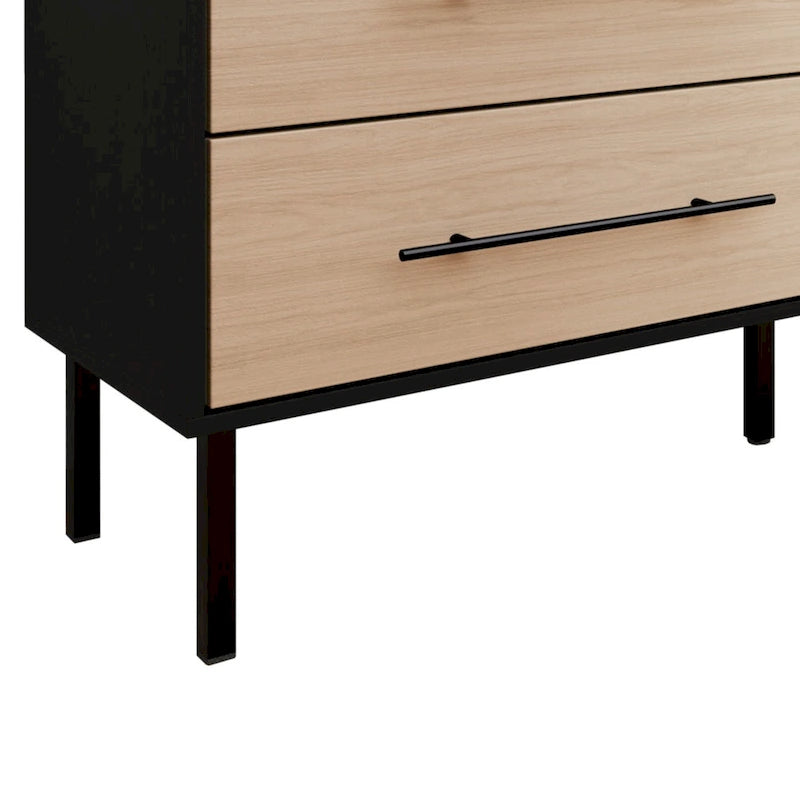 CraftPorch Transitional 4-Drawers Wooden Dresser