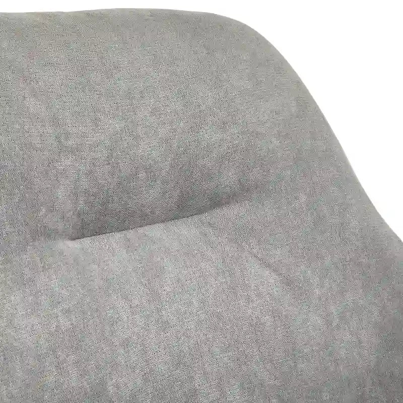 Fauteuil à bascule en bois d'hévéa de style milieu du siècle