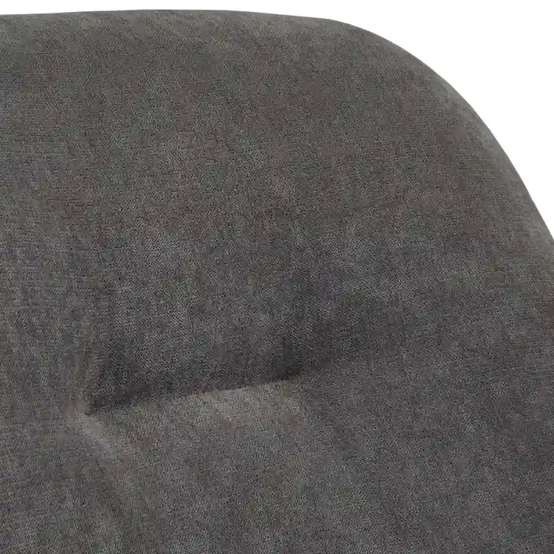 Fauteuil à bascule en bois d'hévéa de style milieu du siècle