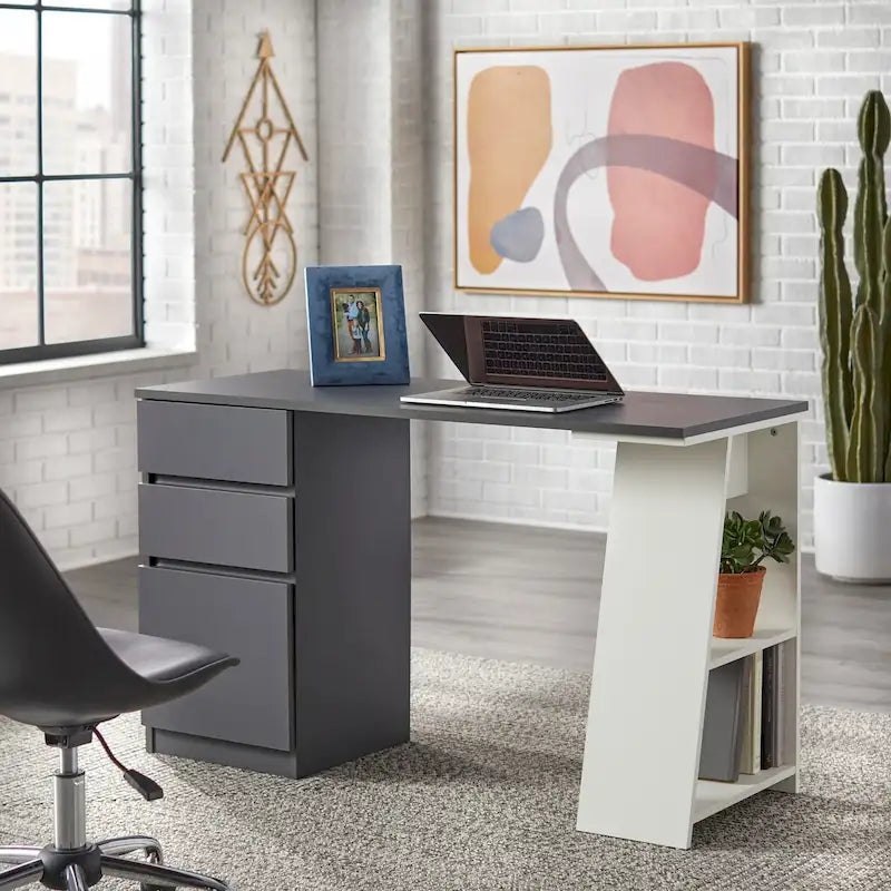 Bureau moderne avec tiroirs de rangement