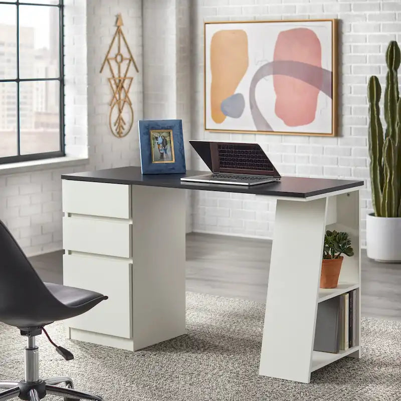 Bureau moderne avec tiroirs de rangement