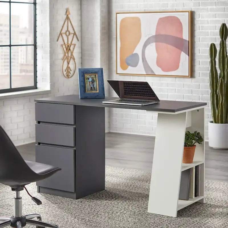 Bureau moderne avec tiroirs de rangement