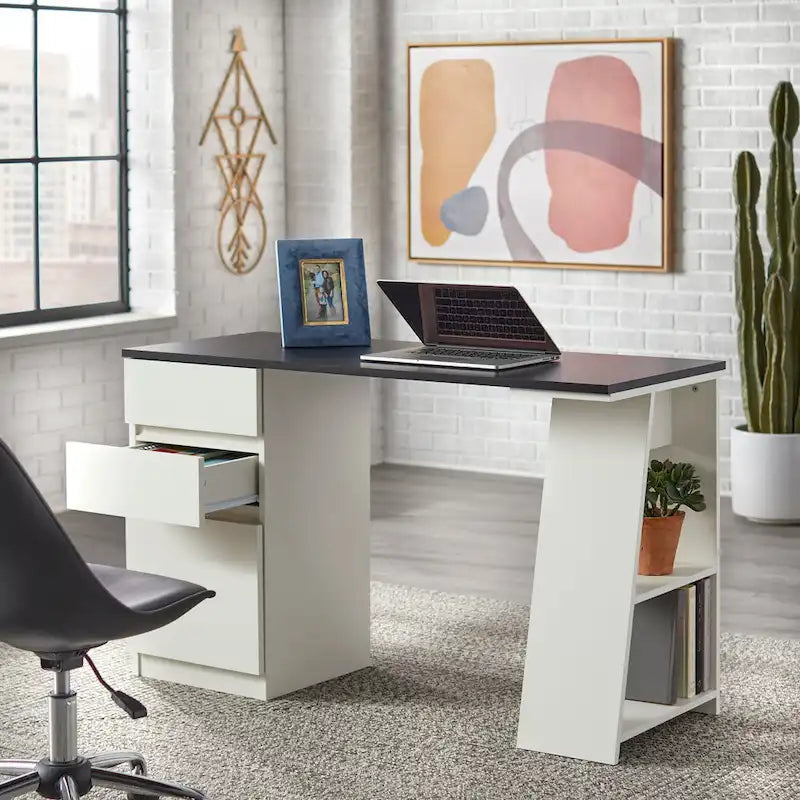 Bureau moderne avec tiroirs de rangement